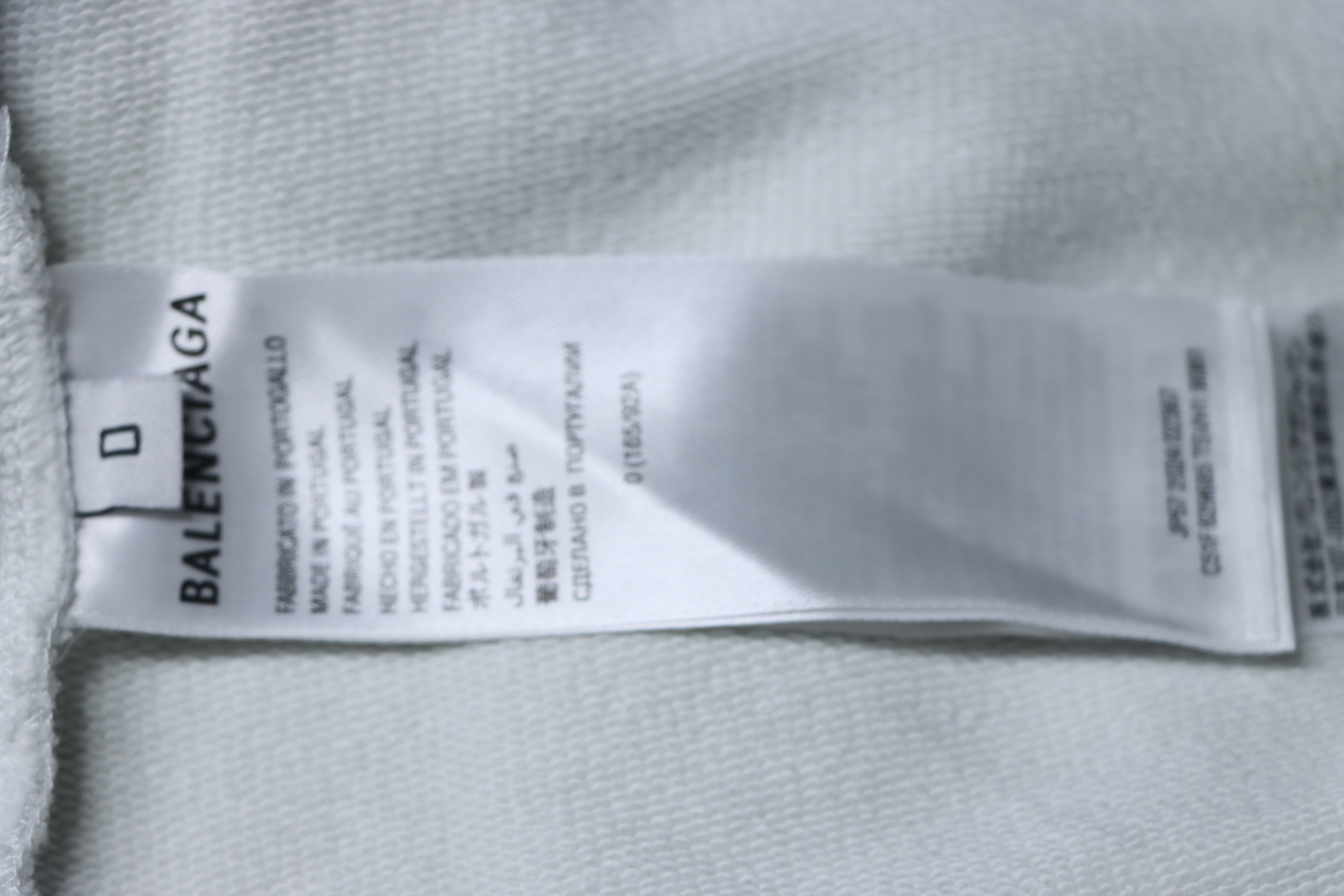 Balenciaga 25FW Paneled Web Hoodie