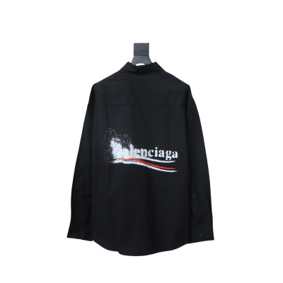 Balenciaga Fuzzy Cola Long-Sleeved Shirt 02