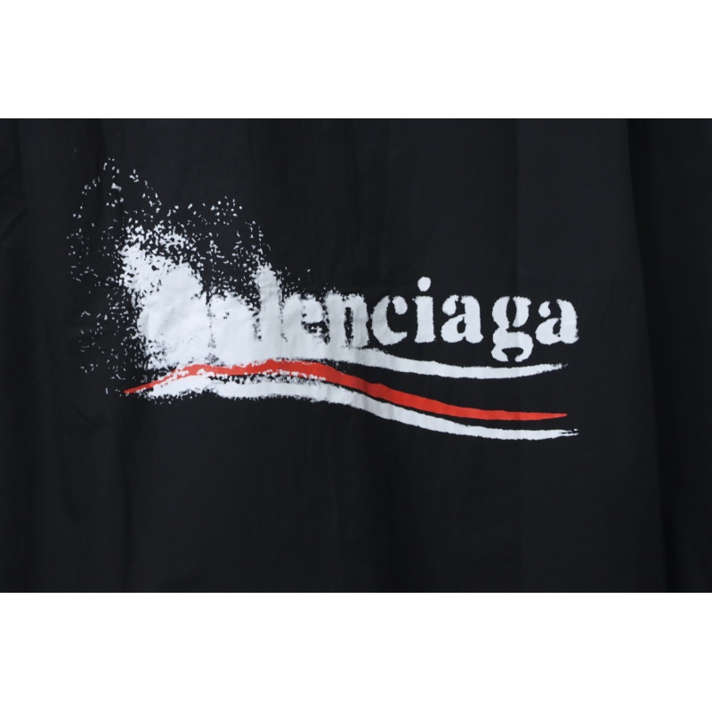 Balenciaga Fuzzy Cola Long-Sleeved Shirt