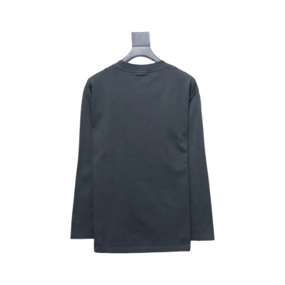 Balenciaga Fuzzy Cola Print Washed Ripped Long-Sleeved 01