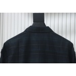 Balenciaga Fuzzy Lettering Plaid Long-Sleeved Shirt