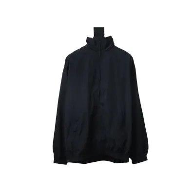 Balenciaga Yellow Tape Stand-Up Collar Jacket 01