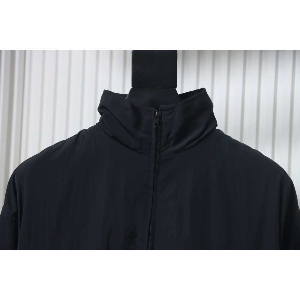 Balenciaga Yellow Tape Stand-Up Collar Jacket