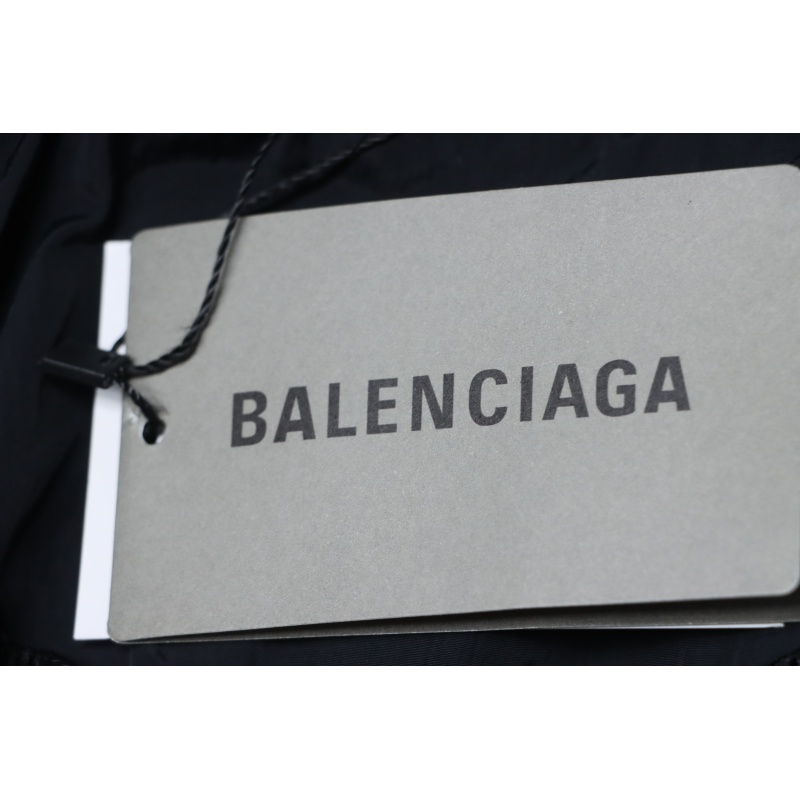 Balenciaga Yellow Tape Stand-Up Collar Jacket