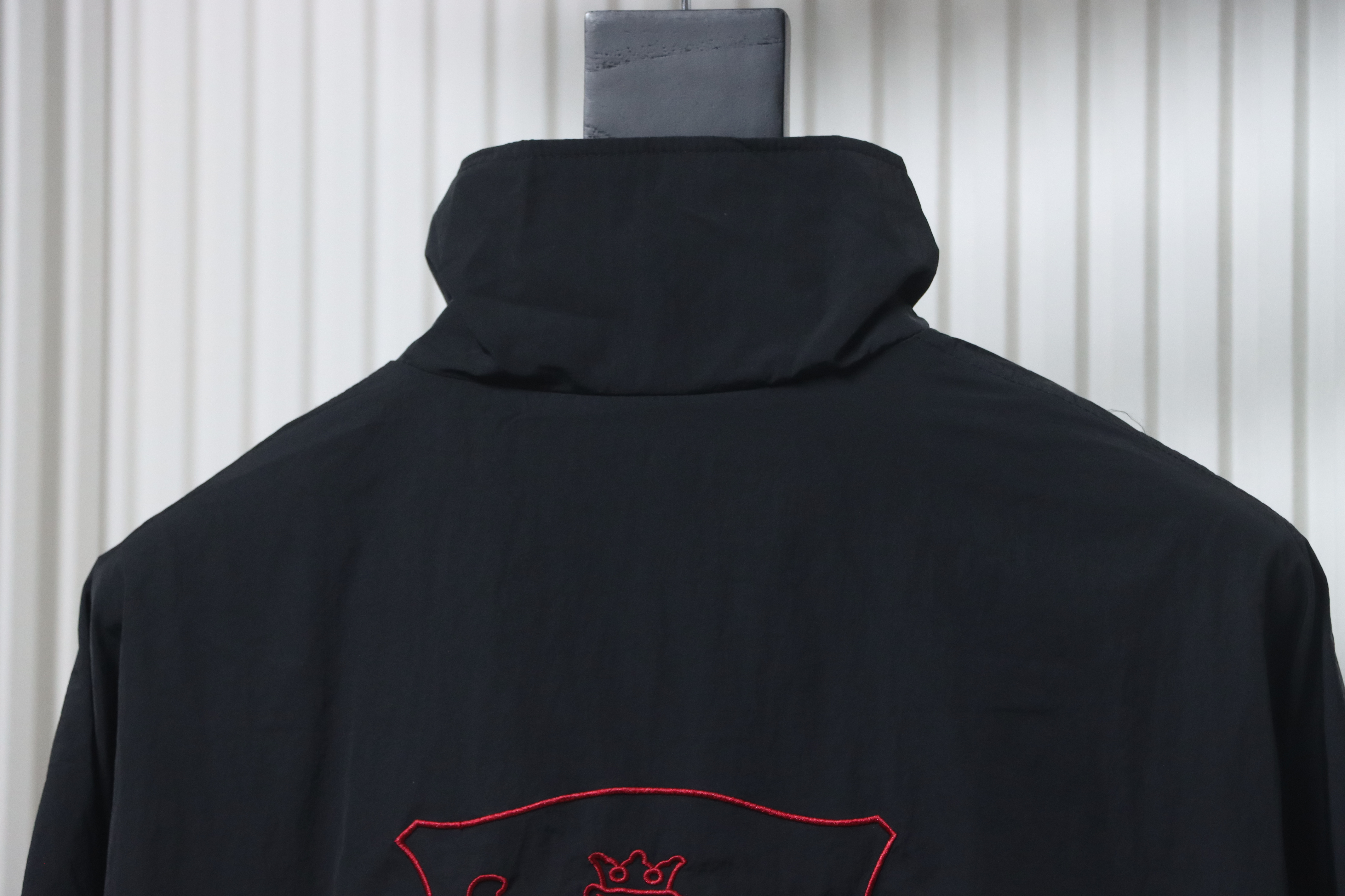 Balenciaga Zippered Jacket with Embroidered Lettering