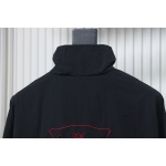 Balenciaga Zippered Jacket with Embroidered Lettering