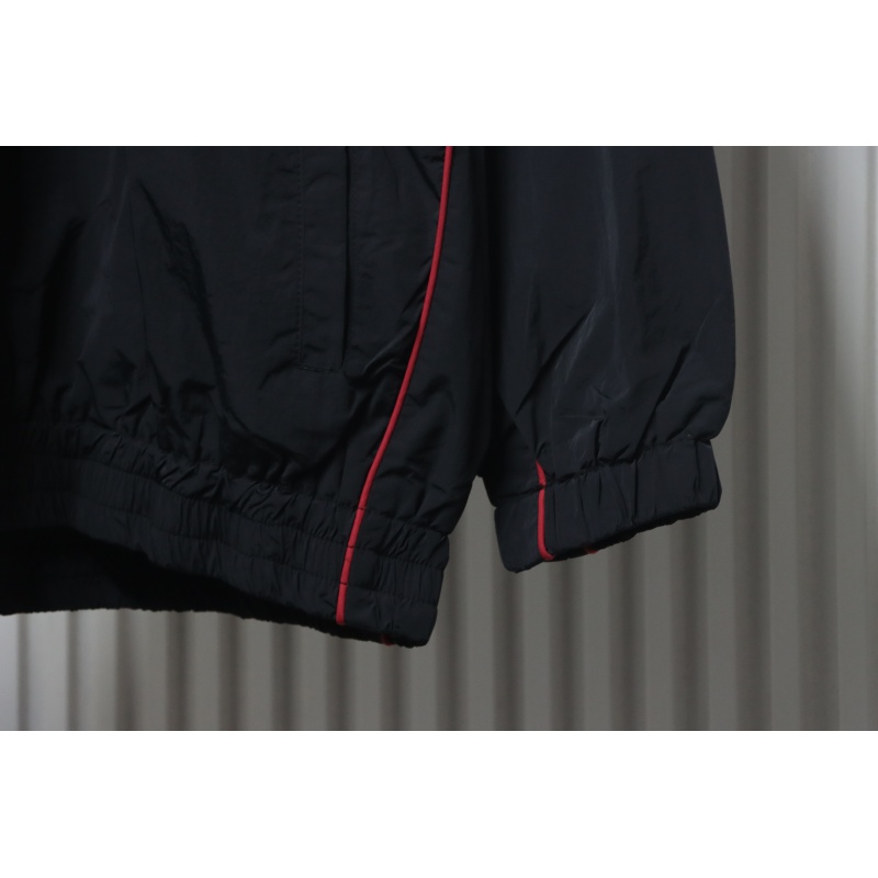 Balenciaga Zippered Jacket with Embroidered Lettering