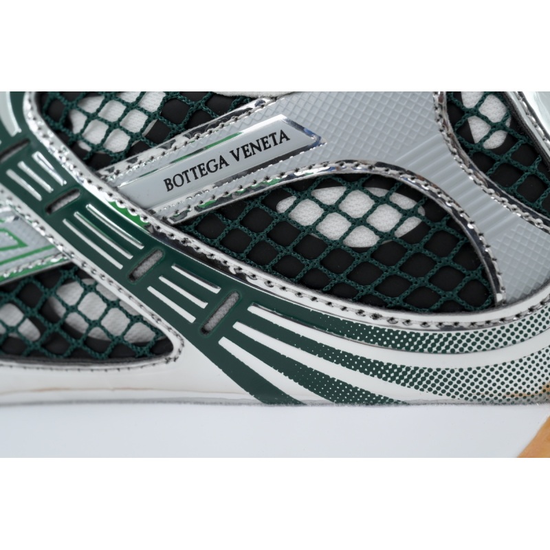Bottega Veneta Orbit Dark Green Silver