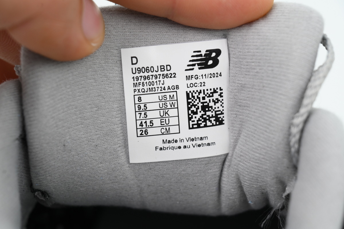 New Balance 9060 'Dark Grey' U9060JBM