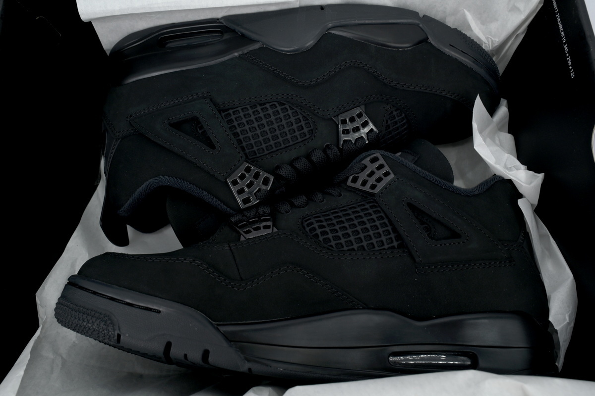 PK God Batch Air Jordan 4 Retro Black Cat (2025) FV5029-010