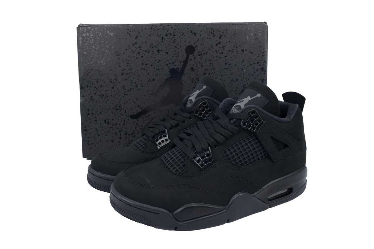 PK God Batch Air Jordan 4 Retro Black Cat (2025) FV5029-010