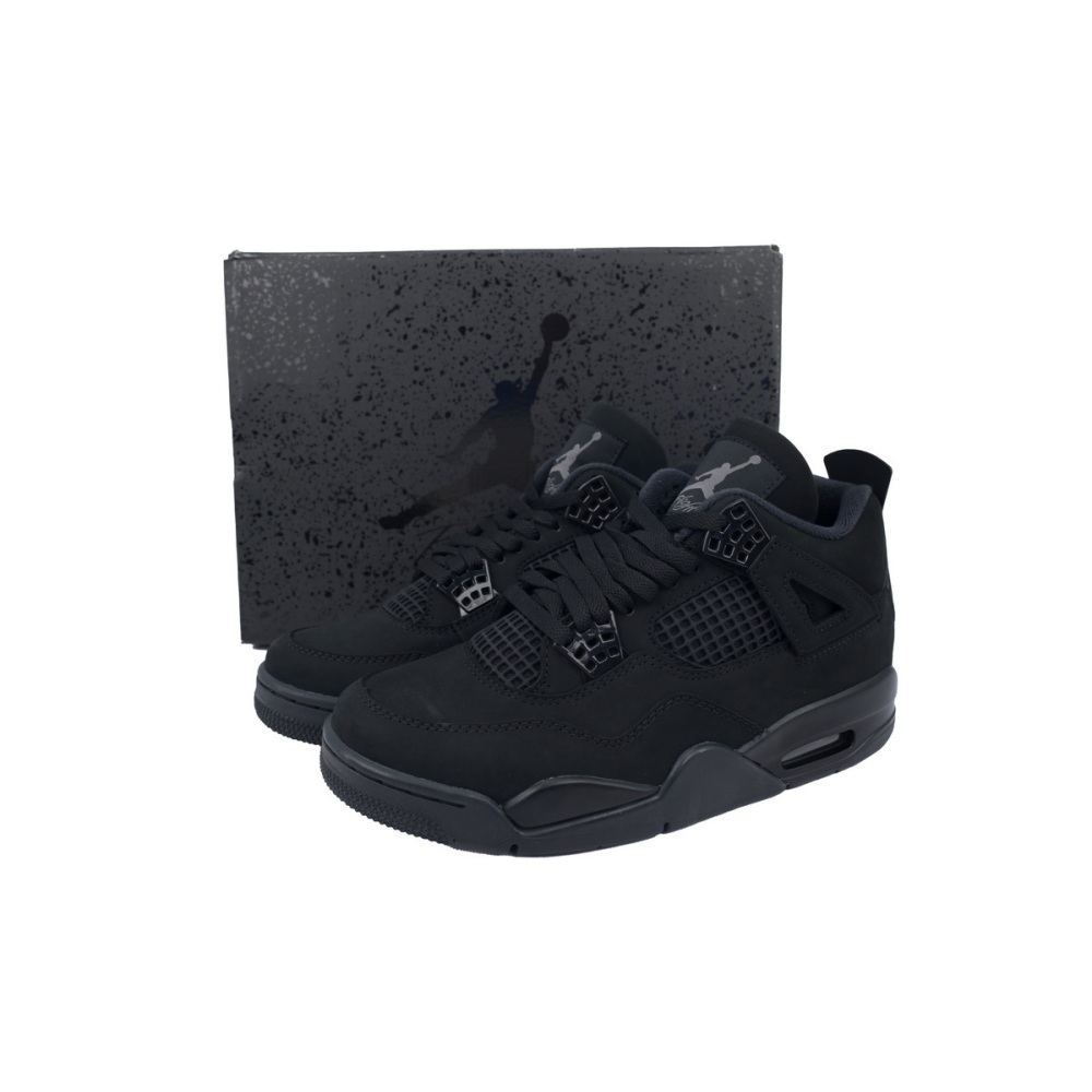 PK God Batch Air Jordan 4 Retro Black Cat (2025) FV5029-010