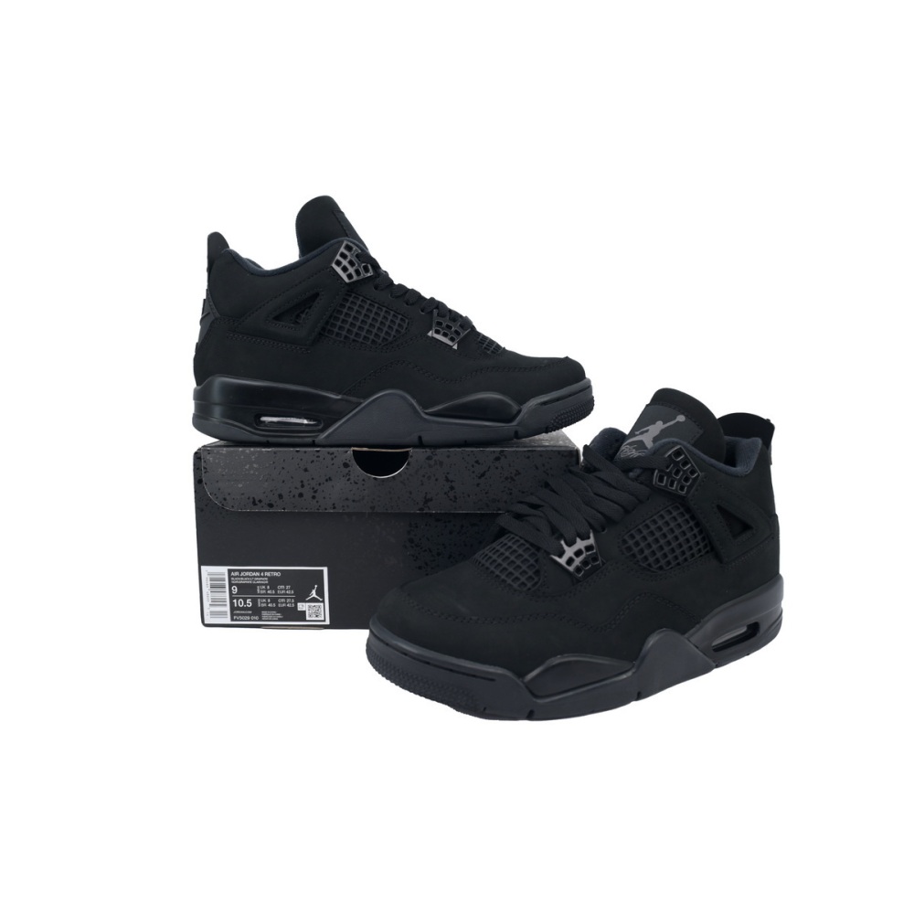 PK God Batch Air Jordan 4 Retro Black Cat (2025) FV5029-010