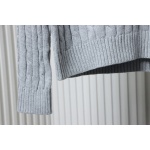 Ralph Lauren 25FW Small Label Knit Sweetheart Neck Sweater Grey