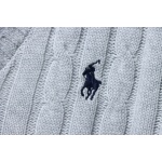 Ralph Lauren 25FW Small Label Knit Sweetheart Neck Sweater Grey