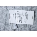 Ralph Lauren 25FW Small Label Knit Sweetheart Neck Sweater Grey