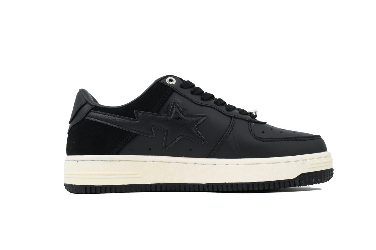 A Bathing Ape Bape Sta Low Black Rice 1G70-191-042