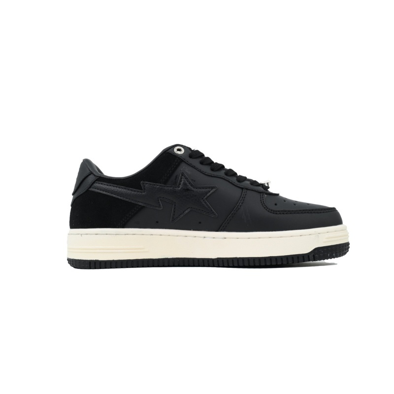 A Bathing Ape Bape Sta Low Black Rice 1G70-191-042