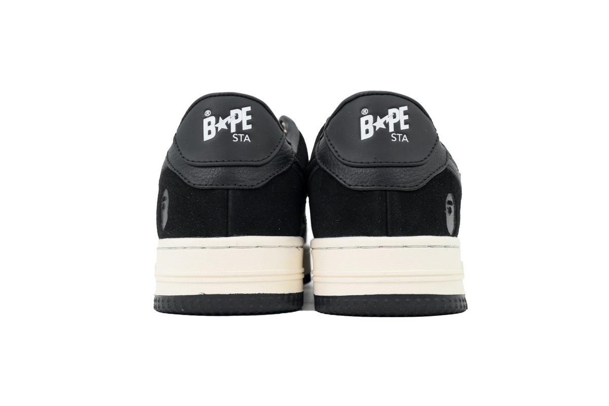 A Bathing Ape Bape Sta Low Black Rice 1G70-191-042