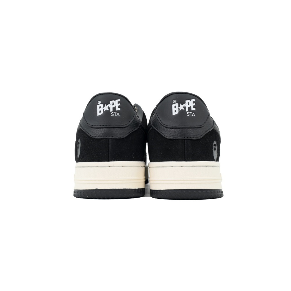 A Bathing Ape Bape Sta Low Black Rice 1G70-191-042