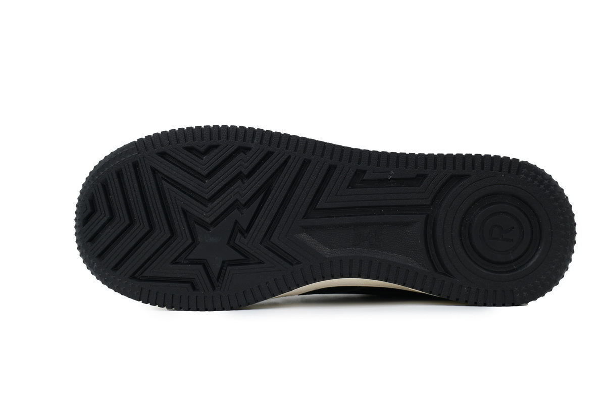 A Bathing Ape Bape Sta Low Black Rice 1G70-191-042