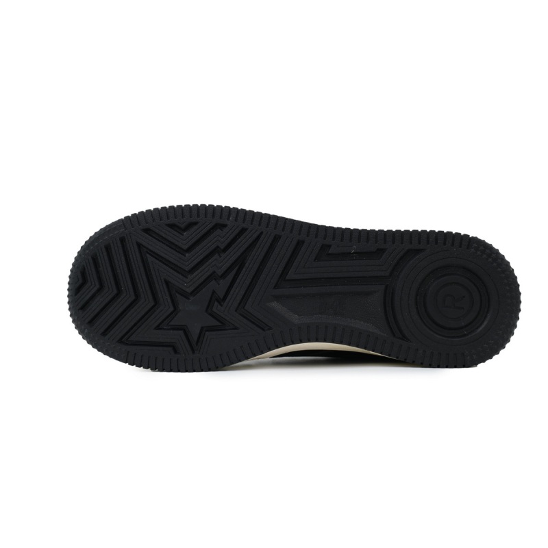 A Bathing Ape Bape Sta Low Black Rice 1G70-191-042