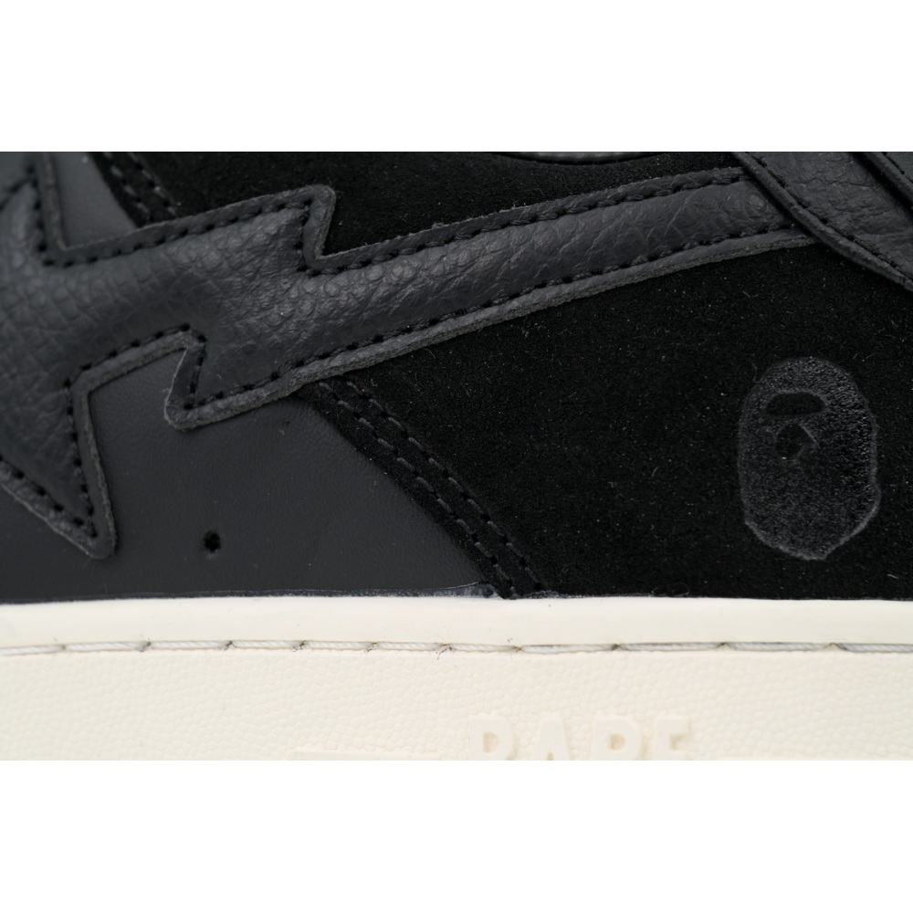 A Bathing Ape Bape Sta Low Black Rice 1G70-191-042