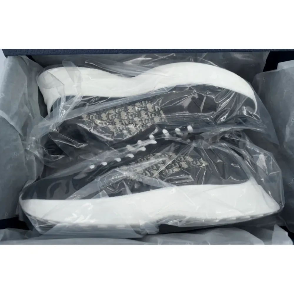 Dior B25 Runner Black Smooth Calfskin Oblique Jacquard 3SN299ZIR-H965