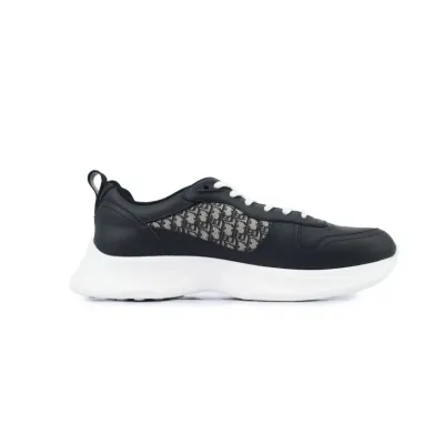 Dior B25 Runner Black Smooth Calfskin Oblique Jacquard 3SN299ZIR-H965 02