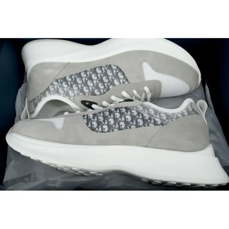 Dior B25 Runner Gray Suede 3SN283ZMI-H865