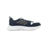 Dior B25 Runner Navy Blue Oblique Jacquard 3SN299ZIR-H561