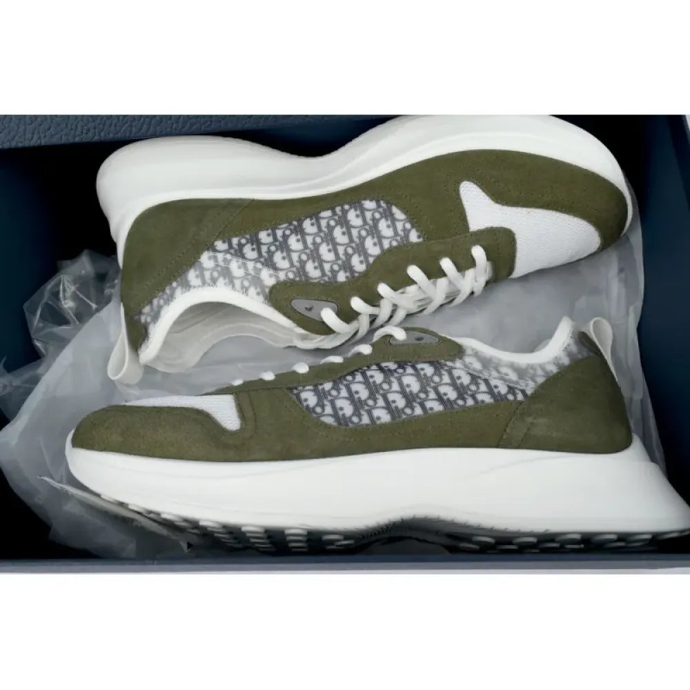 Dior B25 Runner Olive Green 3SN283ZMI-H066
