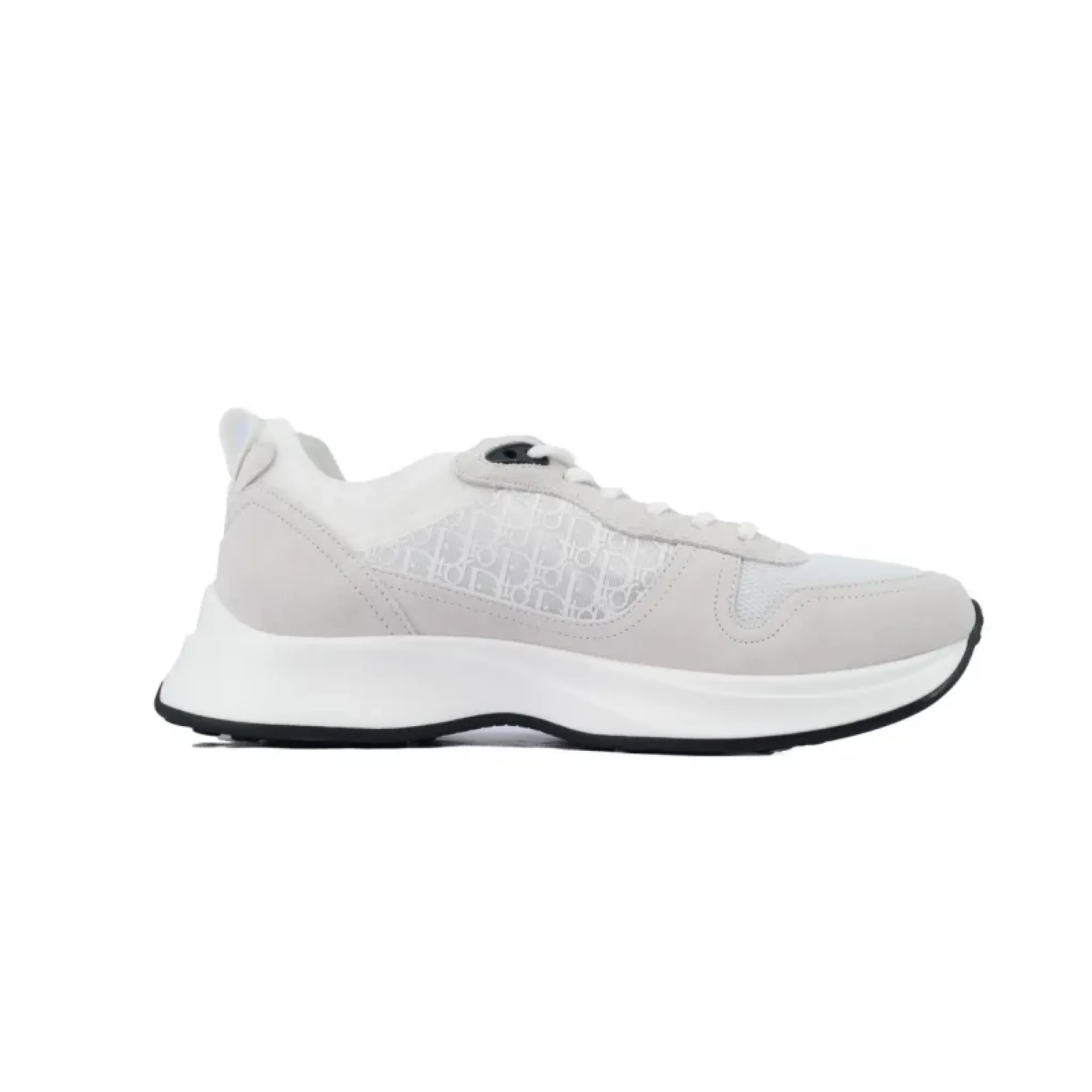 Dior B25 Runner White Oblique Suede 3SN259YTR-H069