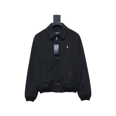 Ralph Lauren 2025ss Classic Lapel Executive Wellington Jacket Black 01