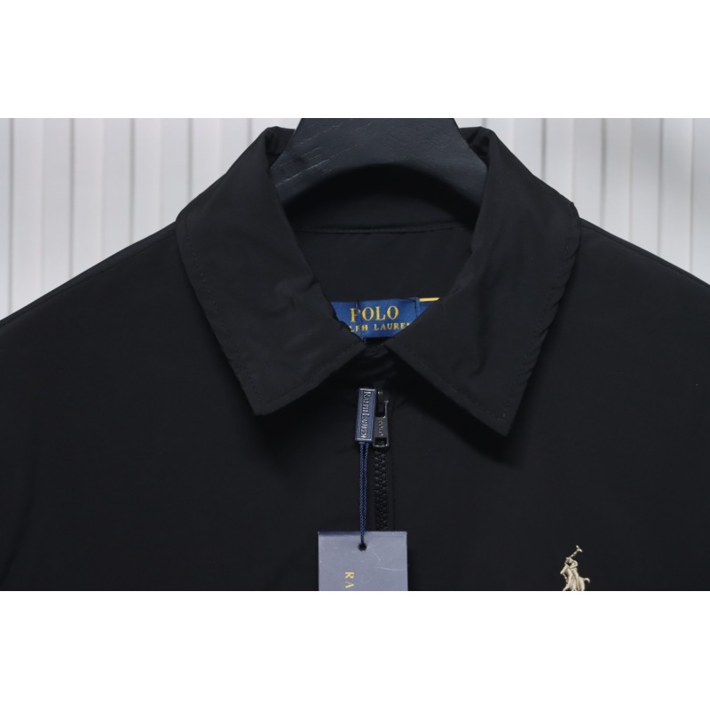 Ralph Lauren 2025ss Classic Lapel Executive Wellington Jacket Black