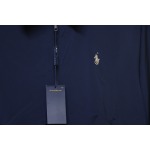 Ralph Lauren 2025ss Classic Lapel Executive Wellington Jacket Blue