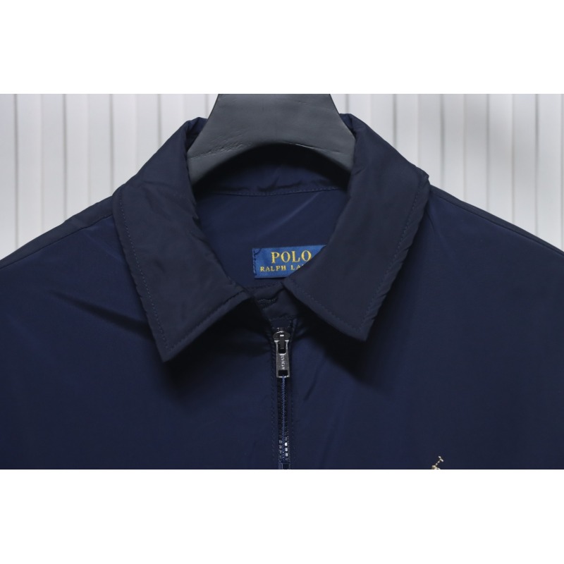 Ralph Lauren 2025ss Classic Lapel Executive Wellington Jacket Blue