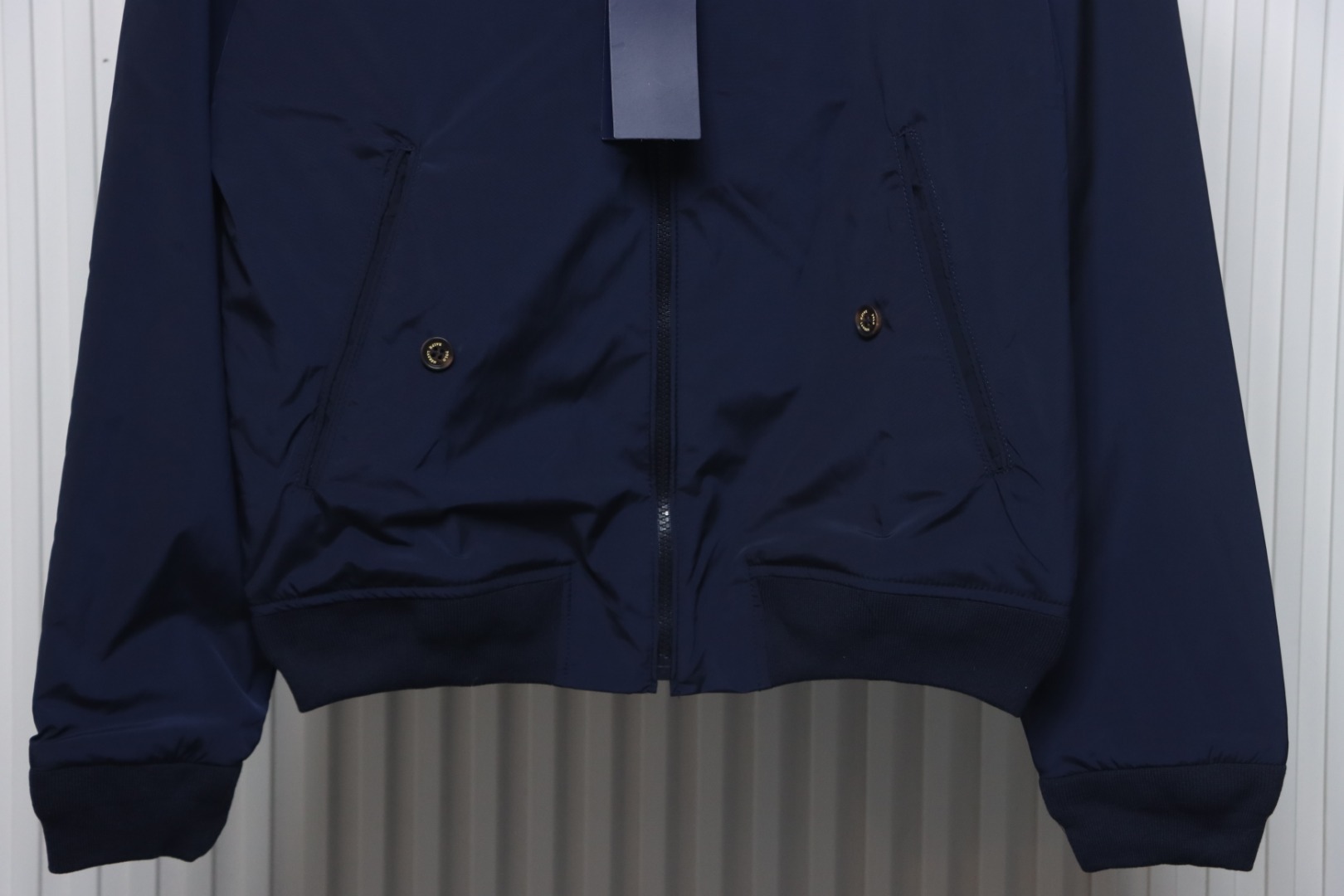 Ralph Lauren 2025ss Classic Lapel Executive Wellington Jacket Blue