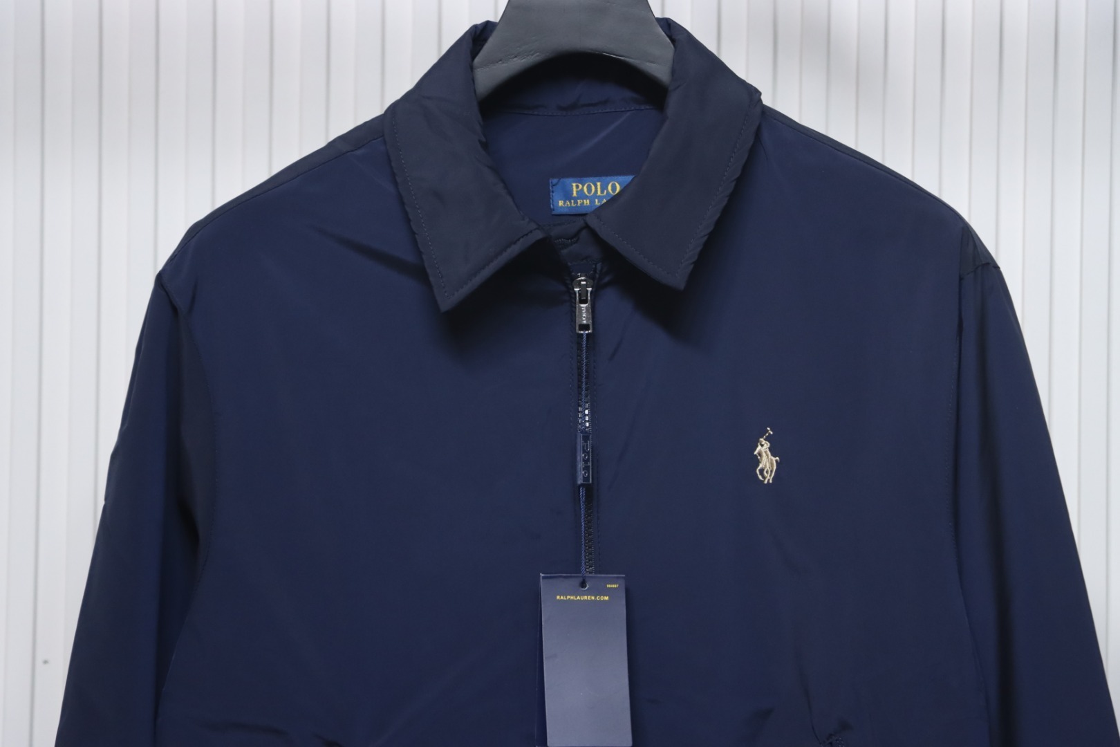 Ralph Lauren 2025ss Classic Lapel Executive Wellington Jacket Blue