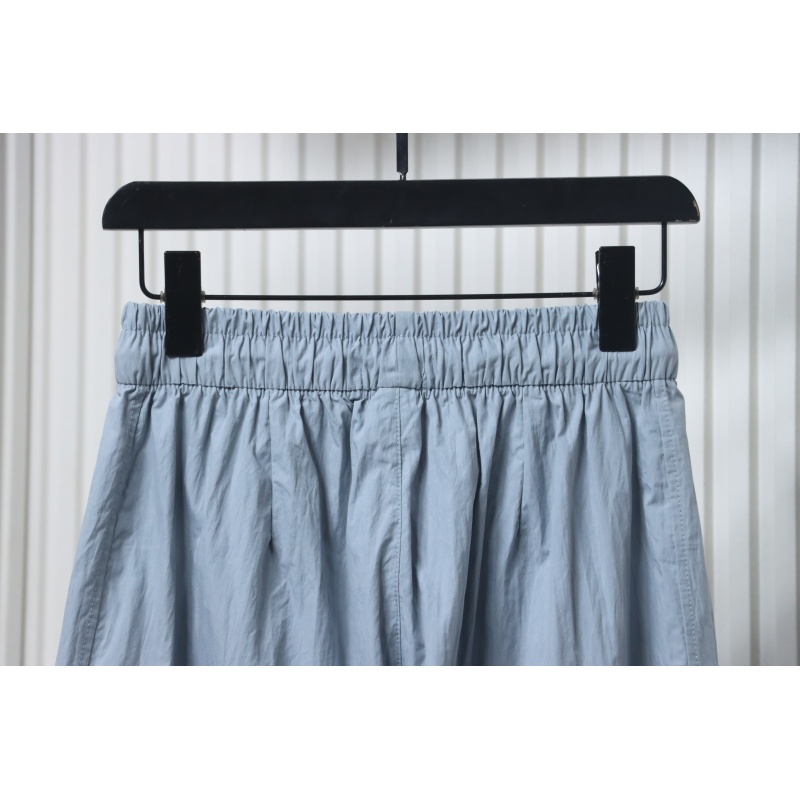Ralph Lauren 24Fw Embroidered Small Logo Nylon Pants Blue