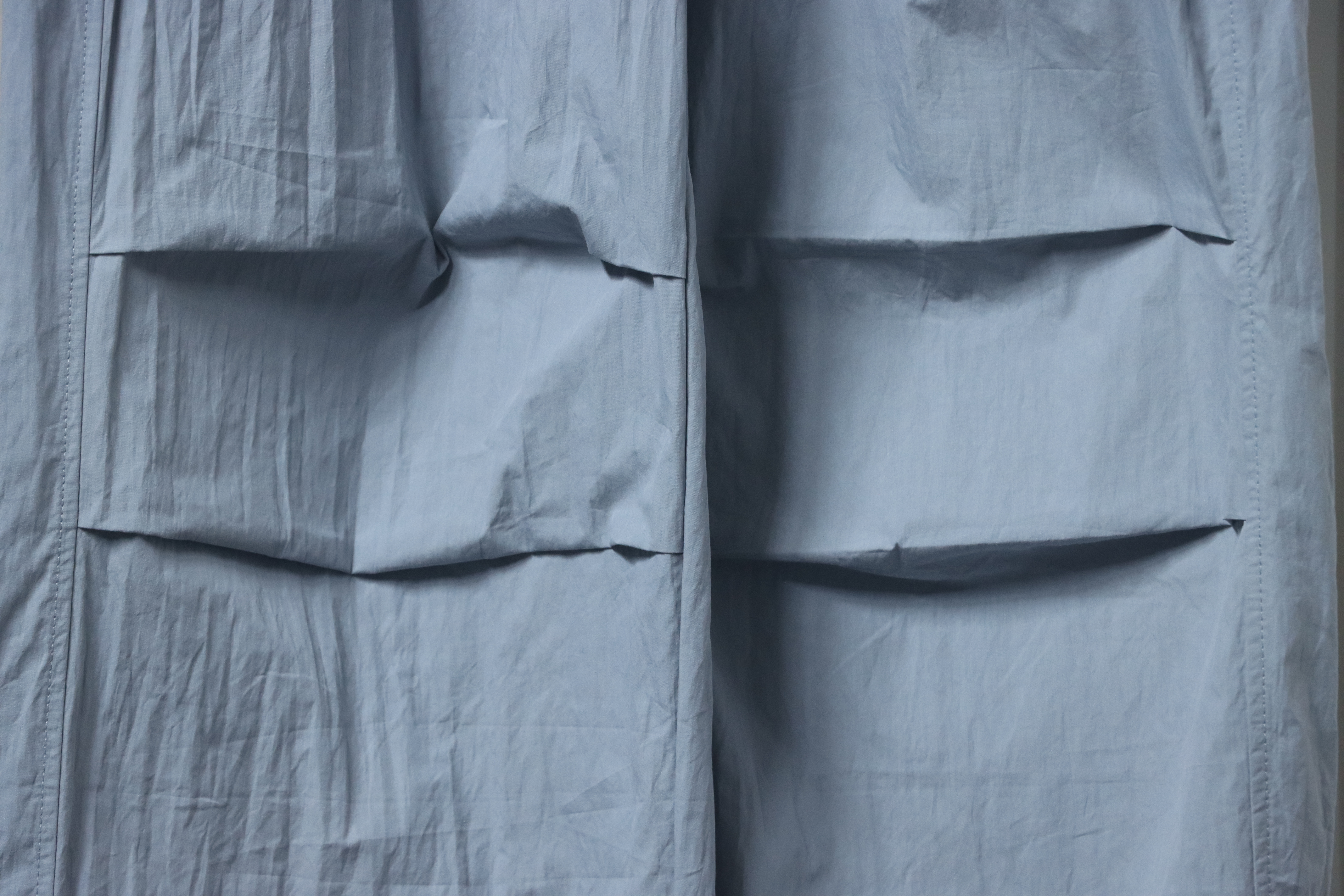 Ralph Lauren 24Fw Embroidered Small Logo Nylon Pants Blue