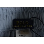Ralph Lauren 24Fw Embroidered Small Logo Nylon Pants Blue