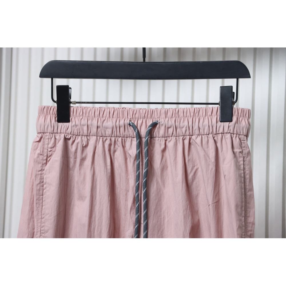 Ralph Lauren 24Fw Embroidered Small Logo Nylon Pants Pink