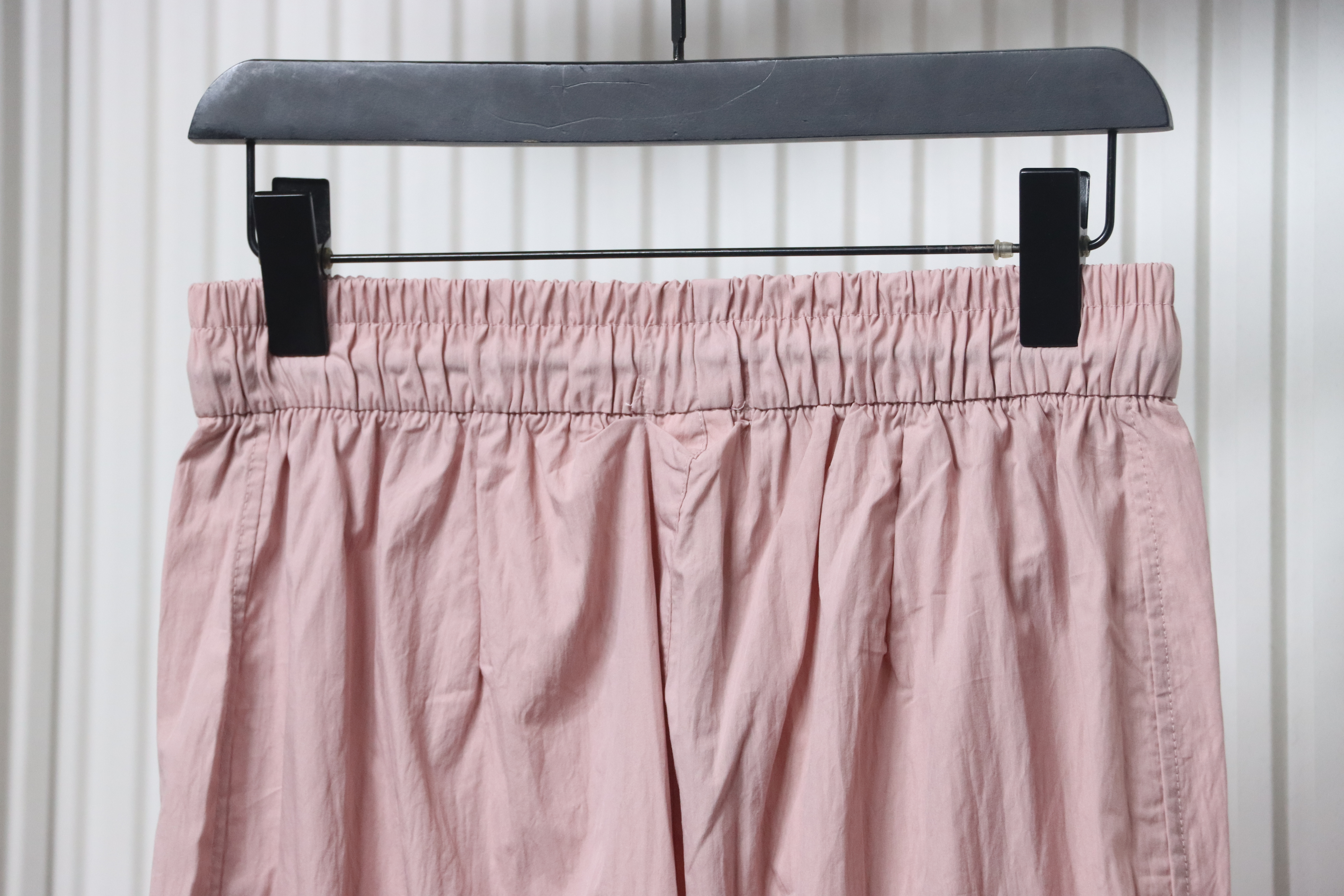 Ralph Lauren 24Fw Embroidered Small Logo Nylon Pants Pink