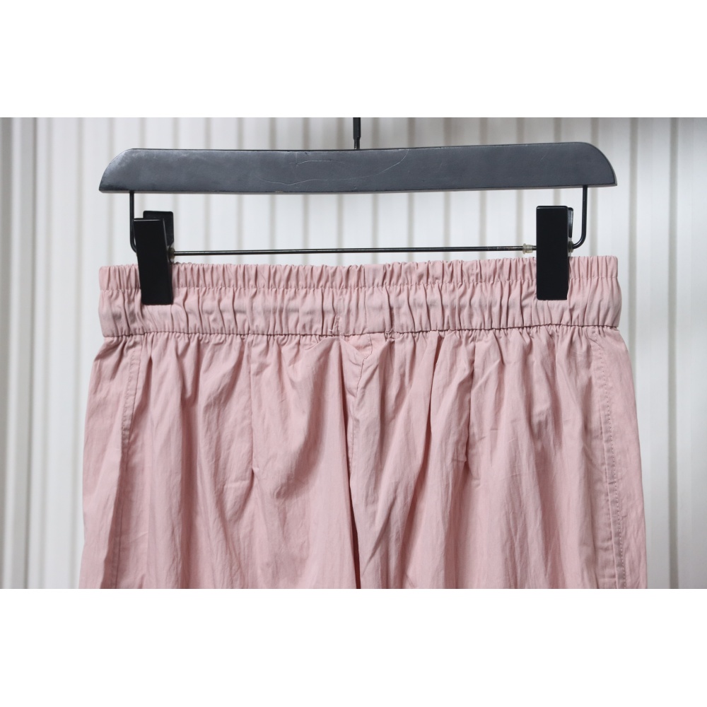 Ralph Lauren 24Fw Embroidered Small Logo Nylon Pants Pink
