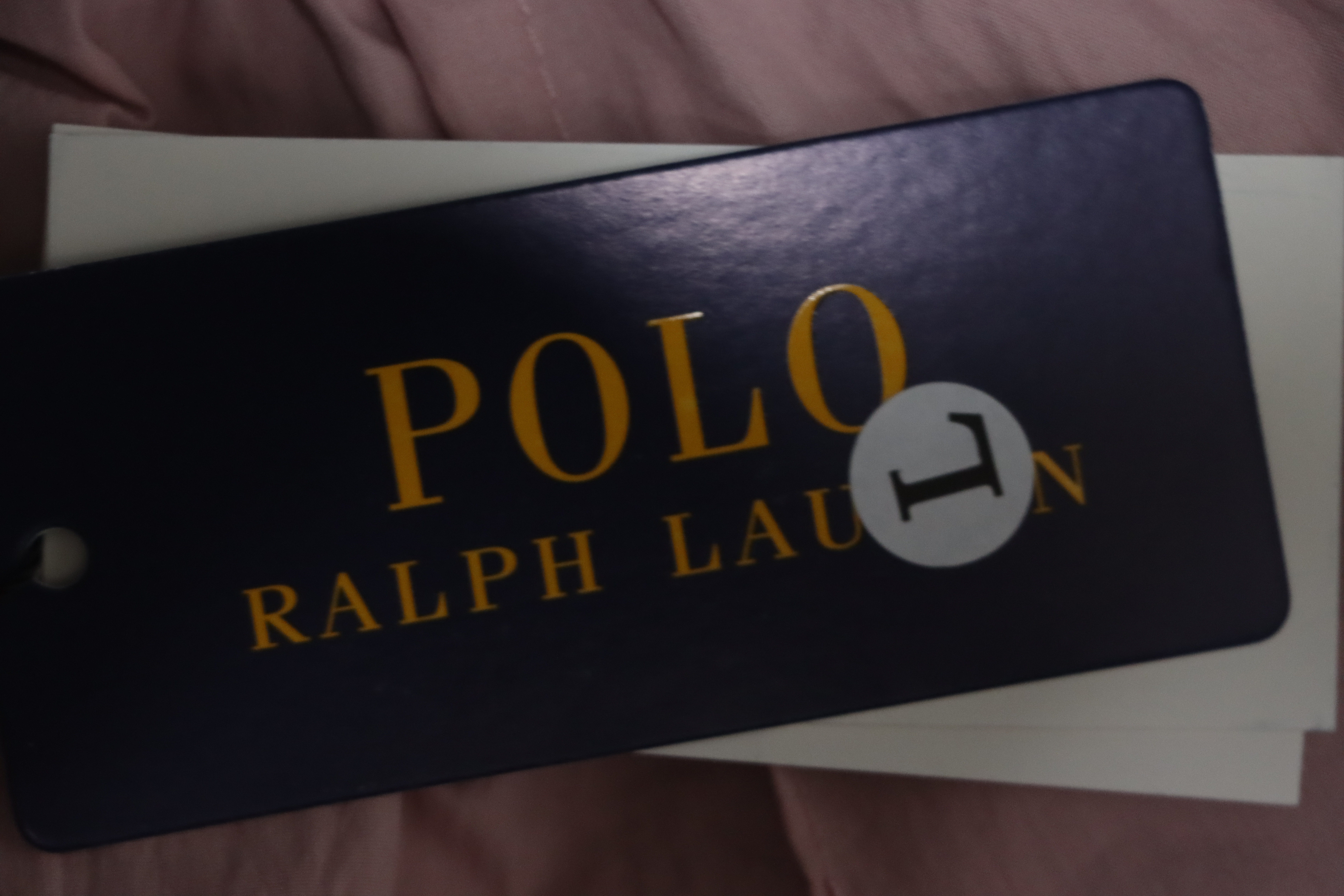 Ralph Lauren 24Fw Embroidered Small Logo Nylon Pants Pink