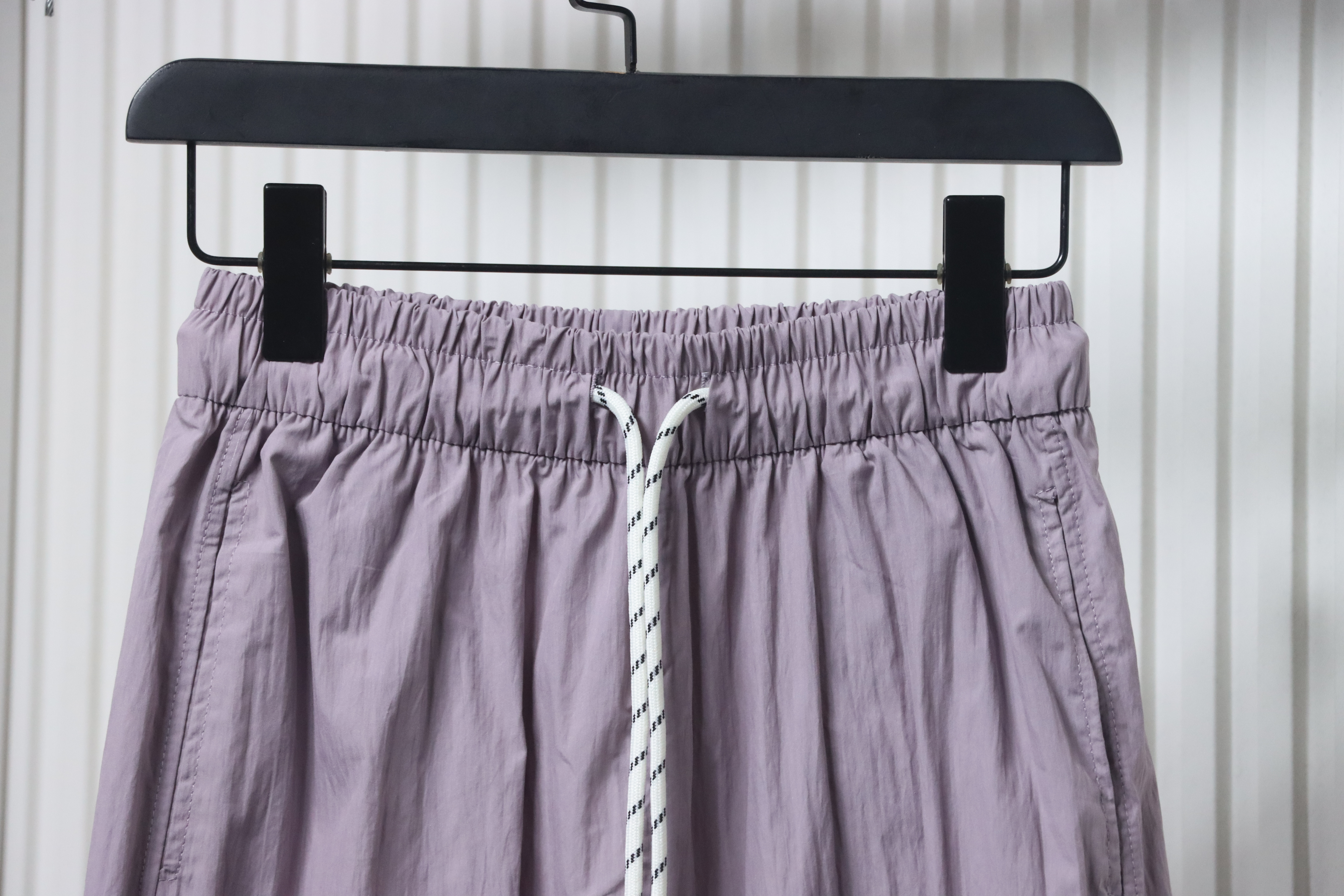 Ralph Lauren 24Fw Embroidered Small Logo Nylon Pants Purple