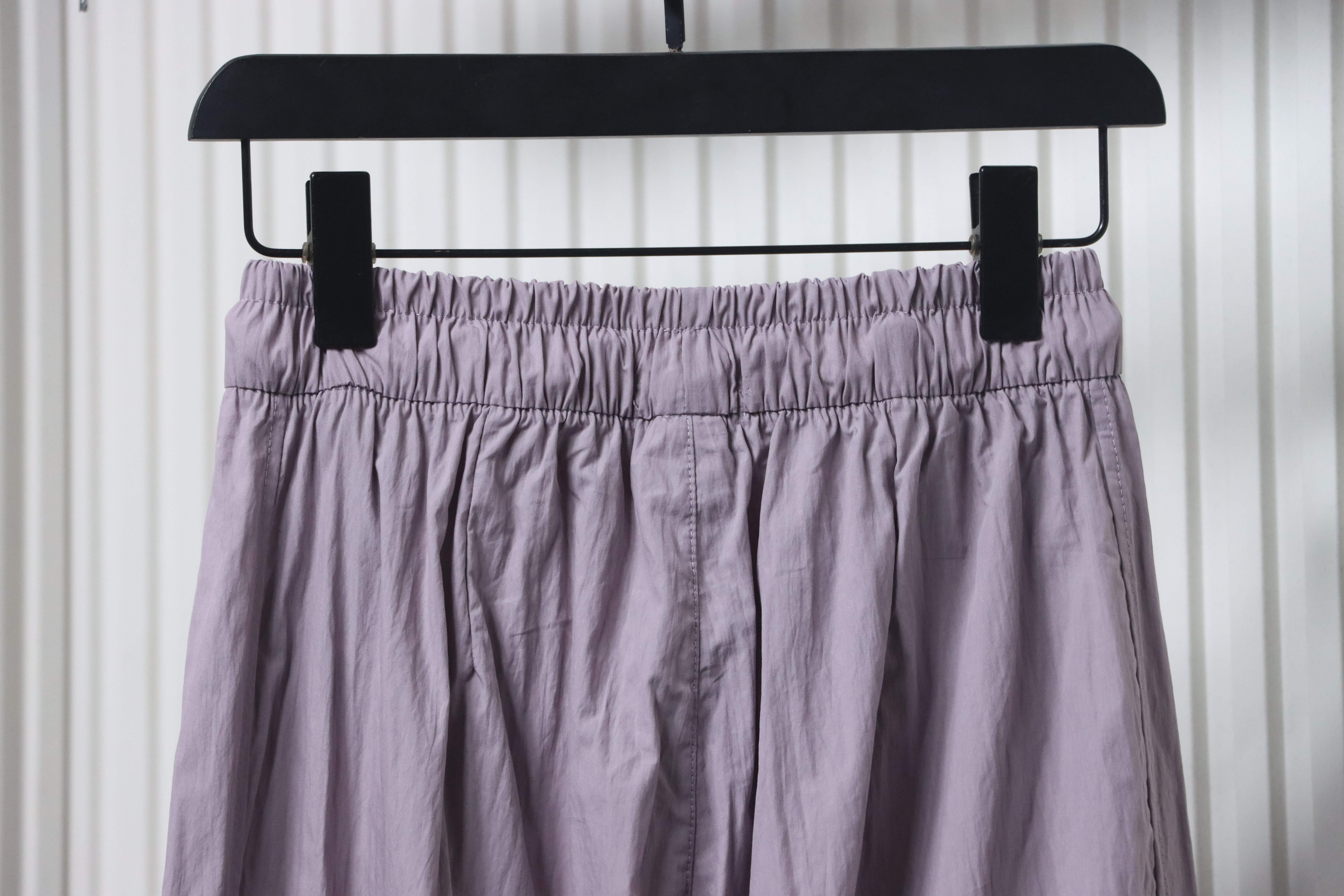 Ralph Lauren 24Fw Embroidered Small Logo Nylon Pants Purple