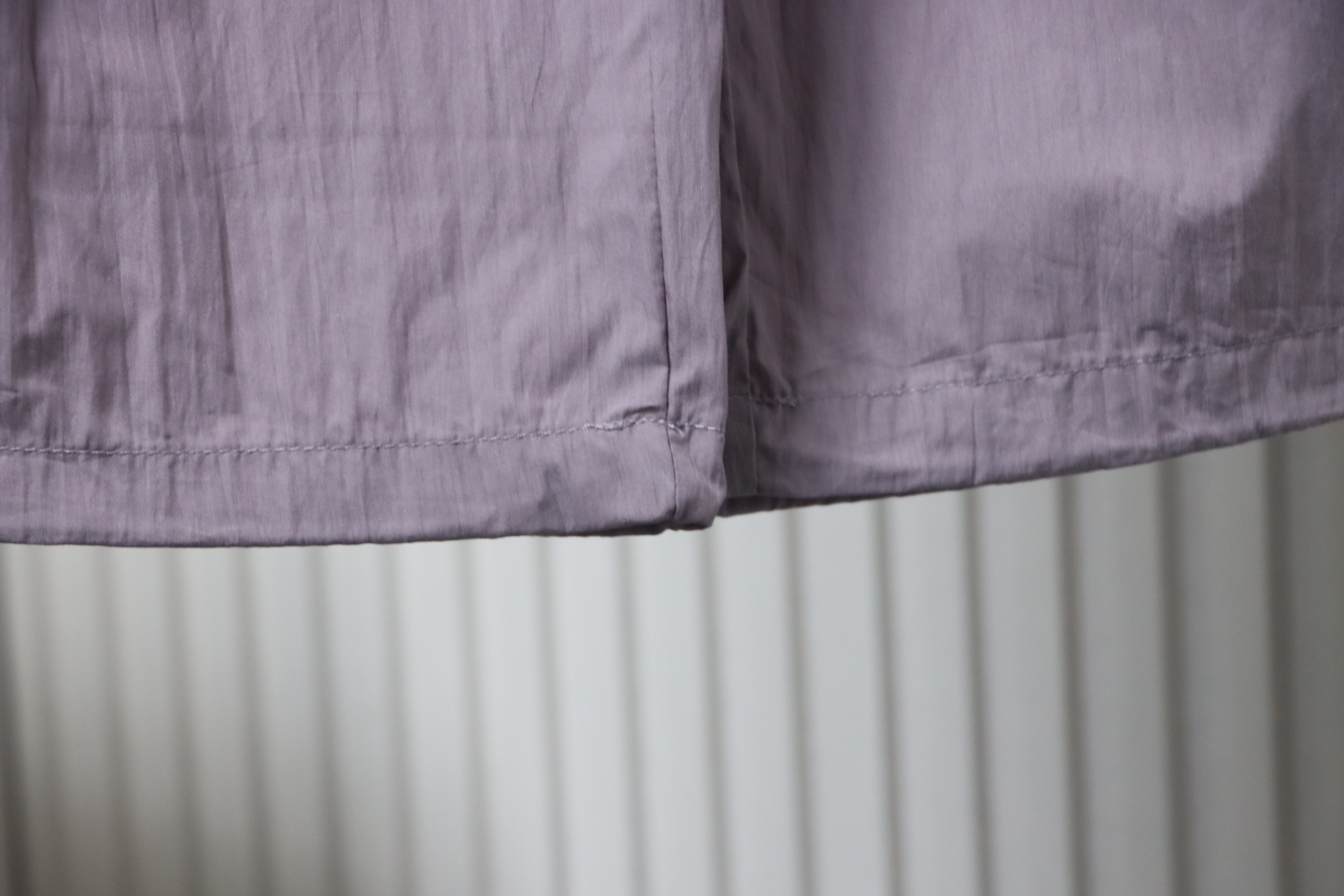 Ralph Lauren 24Fw Embroidered Small Logo Nylon Pants Purple