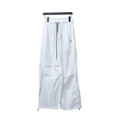 Ralph Lauren 24Fw Embroidered Small Logo Nylon Pants White 01
